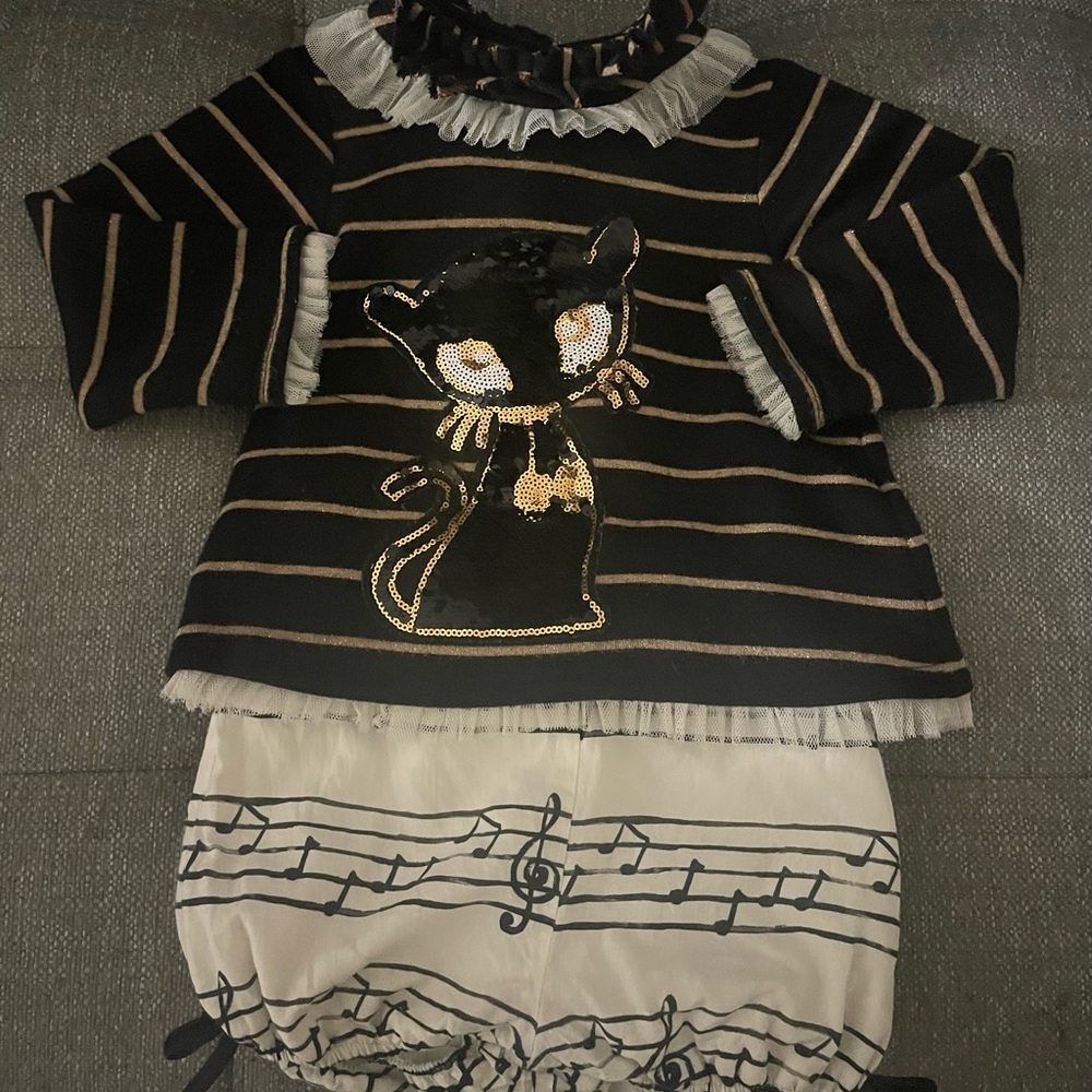 Adorable set for girls by Spanish Foque brand. 36 M.